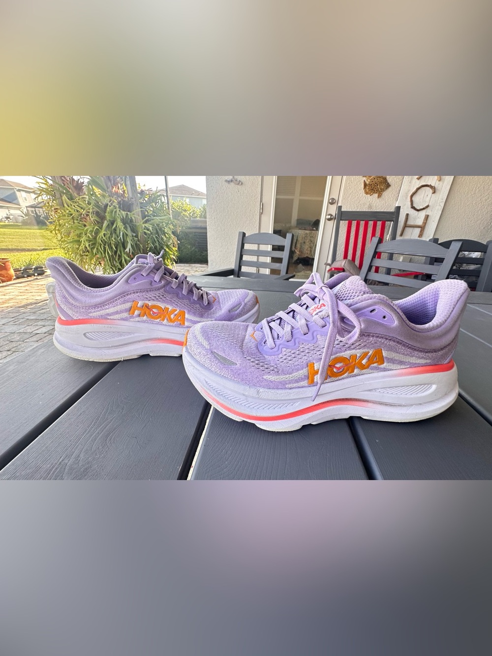 HOKA Women's Bondi 9 running shoes Size 8.5 - Picture 4 of 12